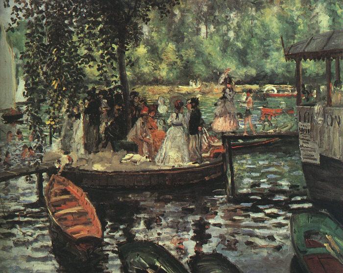 Pierre Renoir La Grenouillere Sweden oil painting art